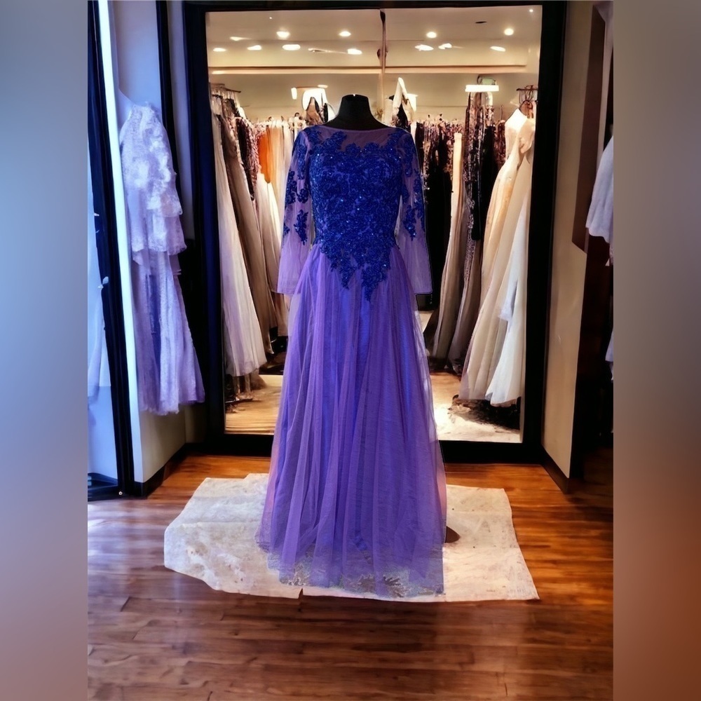 Deep purple Formal dress